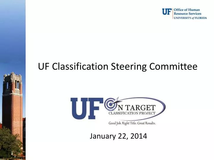 uf classification steering committee