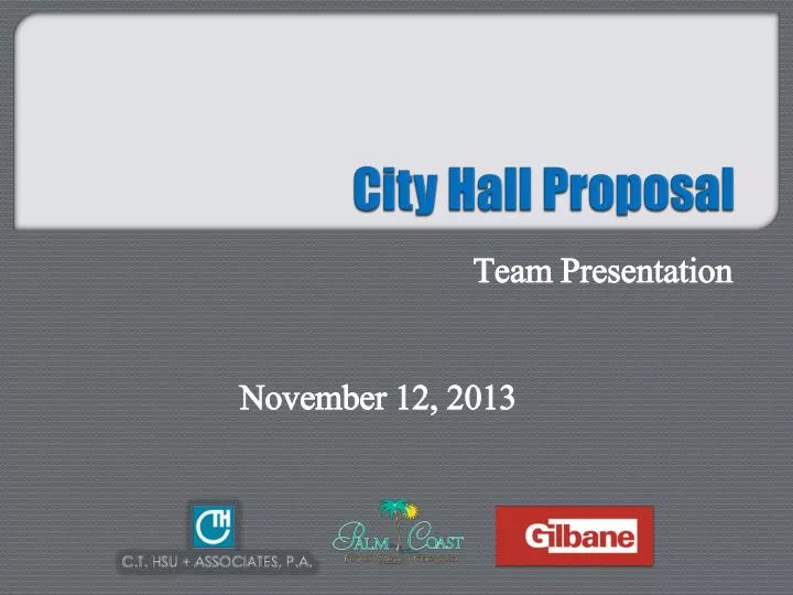 city hall proposal