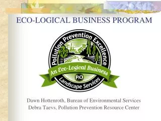 ECO-LOGICAL BUSINESS PROGRAM