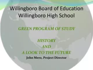 Willingboro Board of Education Willingboro High School