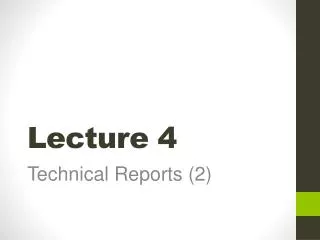 lecture 4