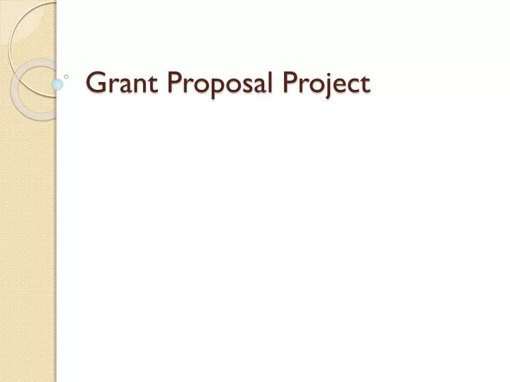 grant proposal project