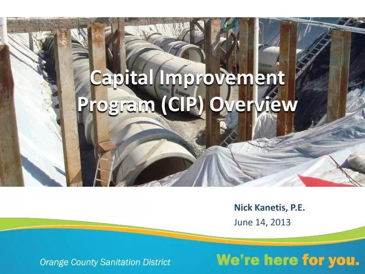 capital improvement program cip overview