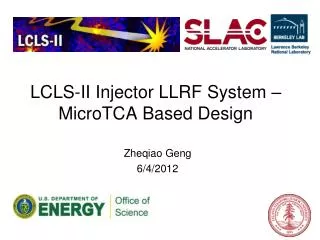 LCLS-II Injector LLRF System – MicroTCA Based Design