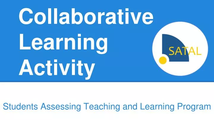 collaborative learning activity