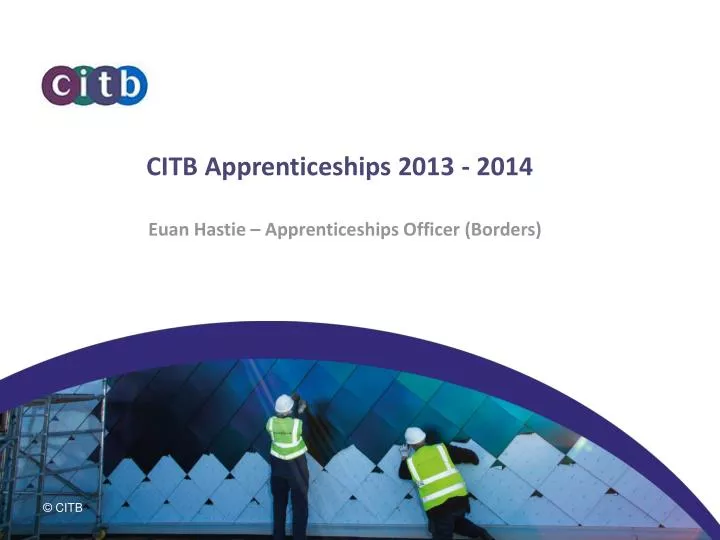 citb apprenticeships 2013 2014