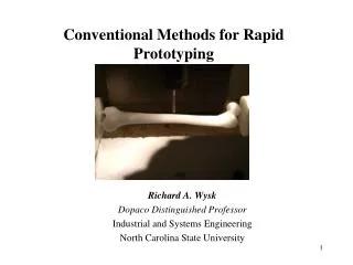 Conventional Methods for Rapid Prototyping