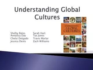 Understanding Global Cultures