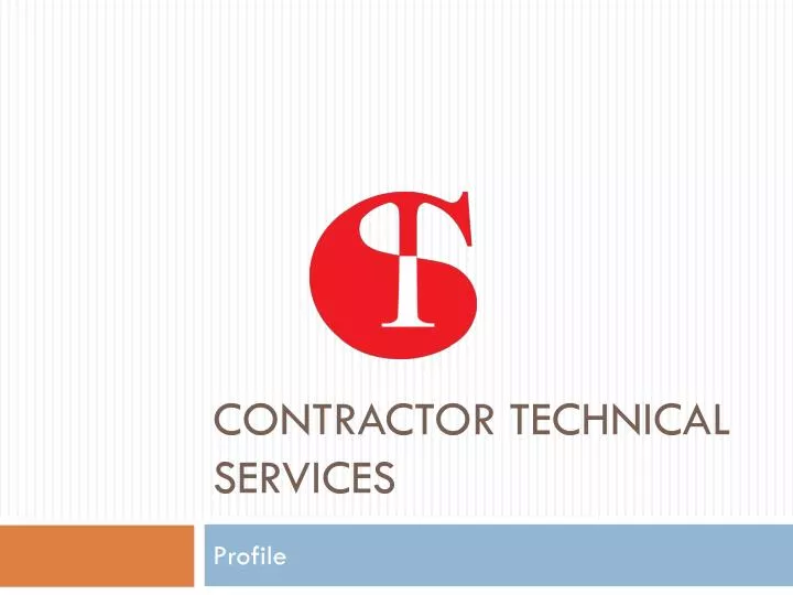 contractor technical services