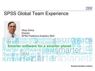 SPSS Global Team Experience