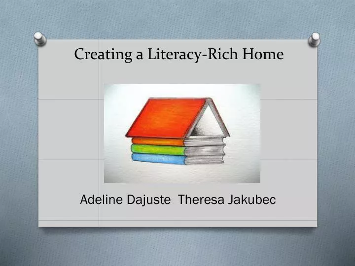 creating a literacy rich home