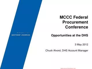 MCCC Federal Procurement Conference