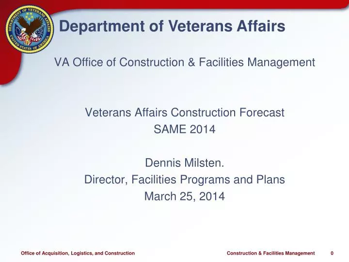 department of veterans affairs