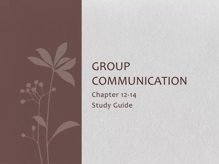 group communication
