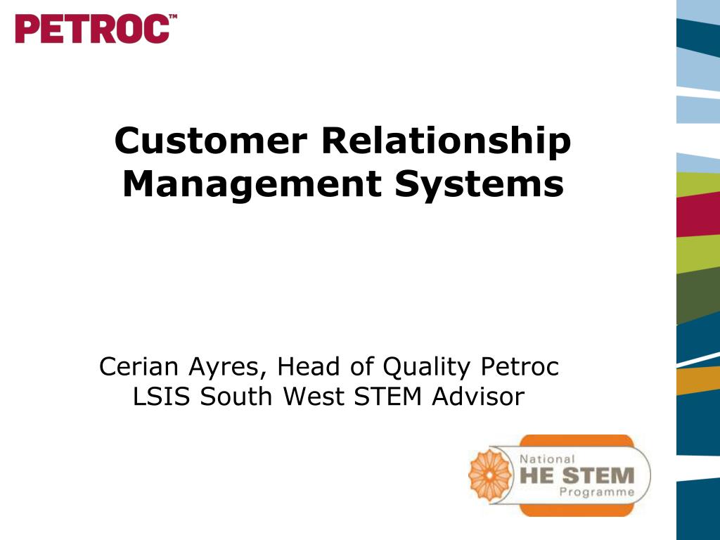 PPT - Customer Relationship Management Systems PowerPoint Presentation ...