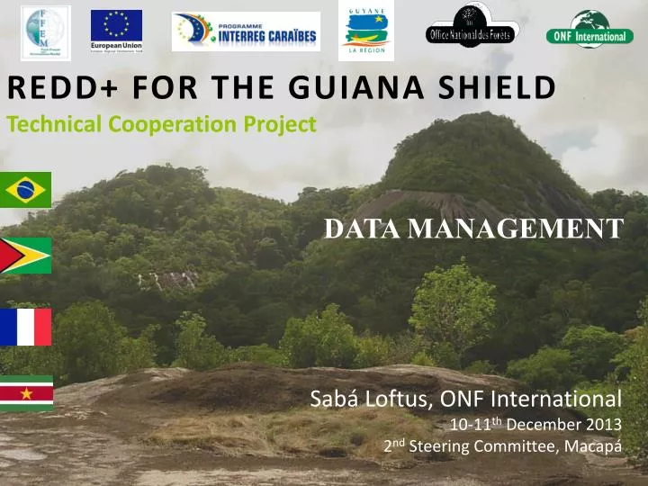 redd for the guiana shield technical cooperation project