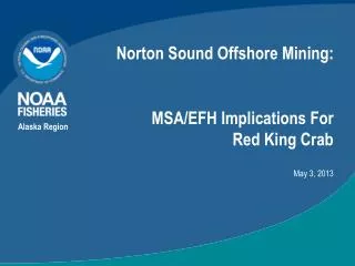 Norton Sound Offshore Mining: