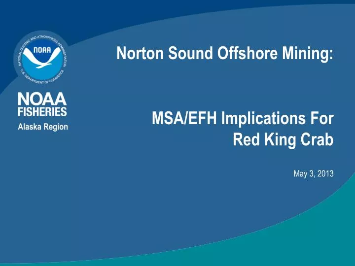 norton sound offshore mining