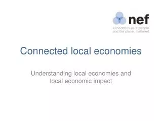 Connected local economies