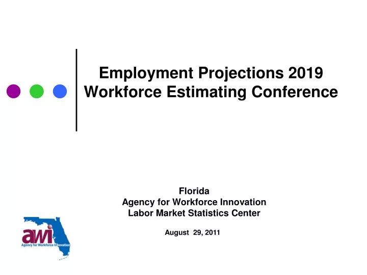 employment projections 2019 workforce estimating conference