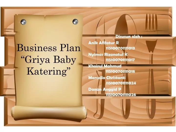 business plan griya baby katering