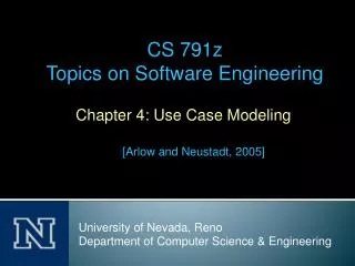 Chapter 4: Use Case Modeling