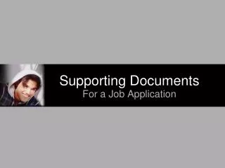 Supporting Documents