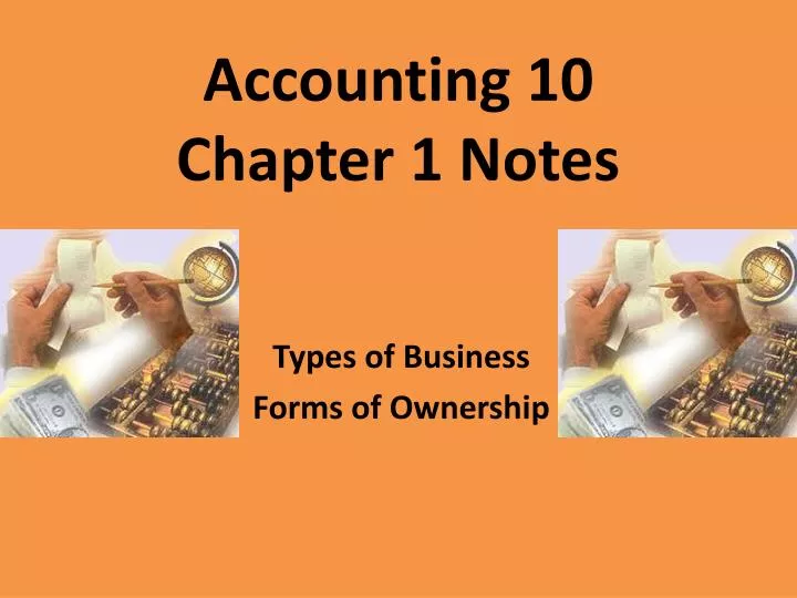 accounting 10 chapter 1 notes