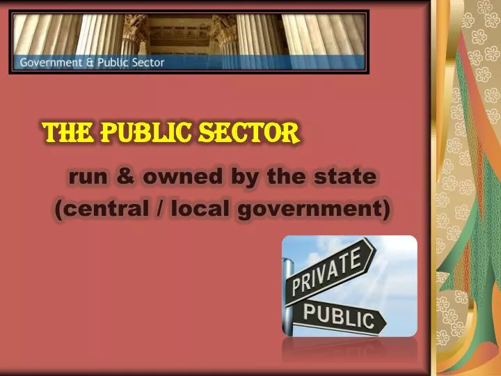 the public sector