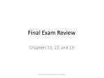Final Exam Review - slide 1