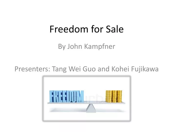 freedom for sale