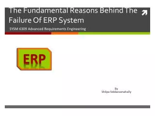 The Fundamental Reasons Behind The Failure Of ERP System