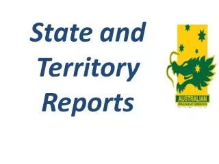 State and Territory Reports