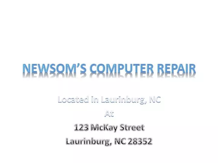 newsom s computer repair