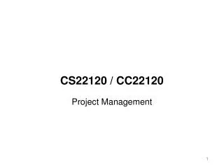 CS22120 / CC22120