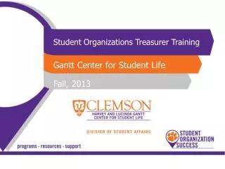 Student Organizations Treasurer Training