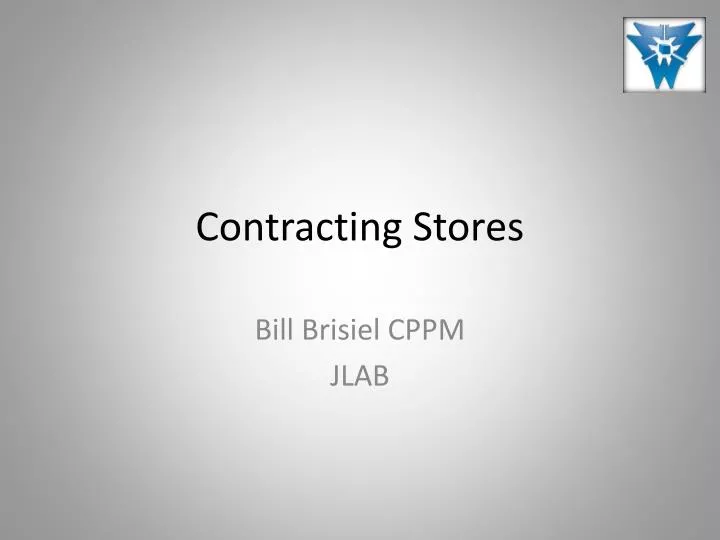 contracting stores