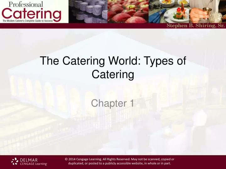 the catering world types of catering