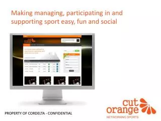 Making managing, participating in and supporting sport easy, fun and social