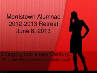 Morristown Alumnae 2012-2013 Retreat June 8, 2013