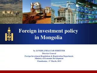 Foreign investment policy in Mongolia