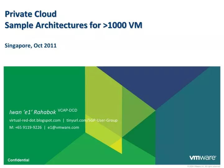 private cloud sample architectures for 1000 vm singapore oct 2011