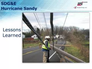 SDG&amp;E Hurricane Sandy