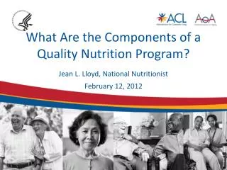 What Are the Components of a Quality Nutrition Program?