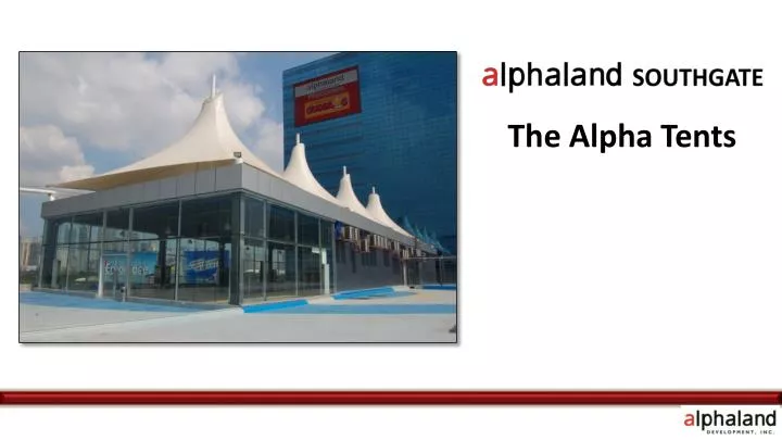 the alpha tents