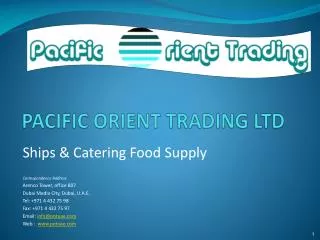 PACIFIC ORIENT TRADING LTD