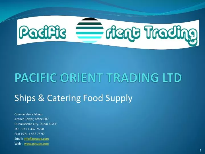 pacific orient trading ltd