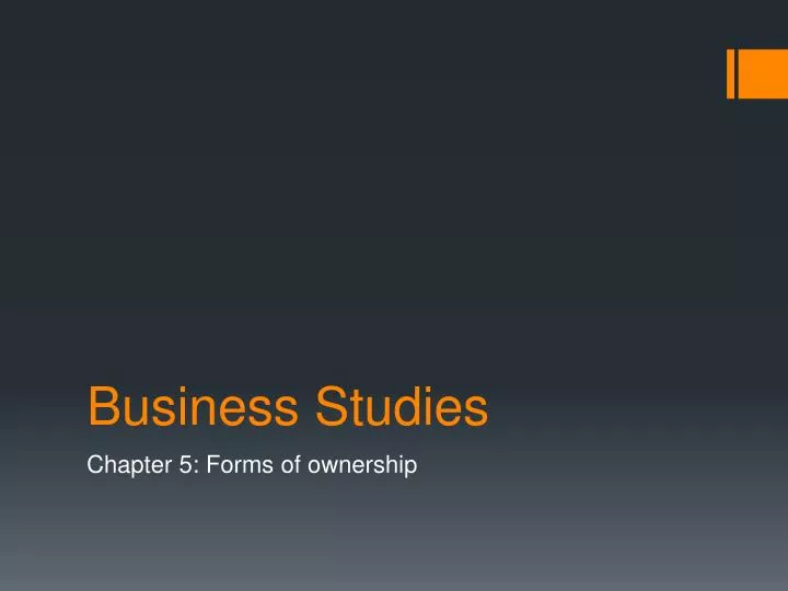 business studies