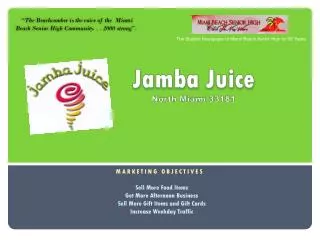 Jamba Juice North Miami 33181