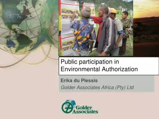 Public participation in Environmental Authorization